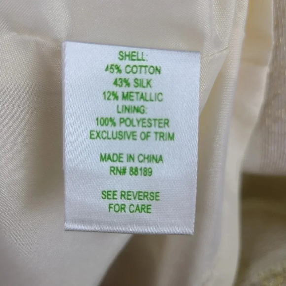 Lilly Pulitzer white and tan Striped Dress - Picture 9 of 11